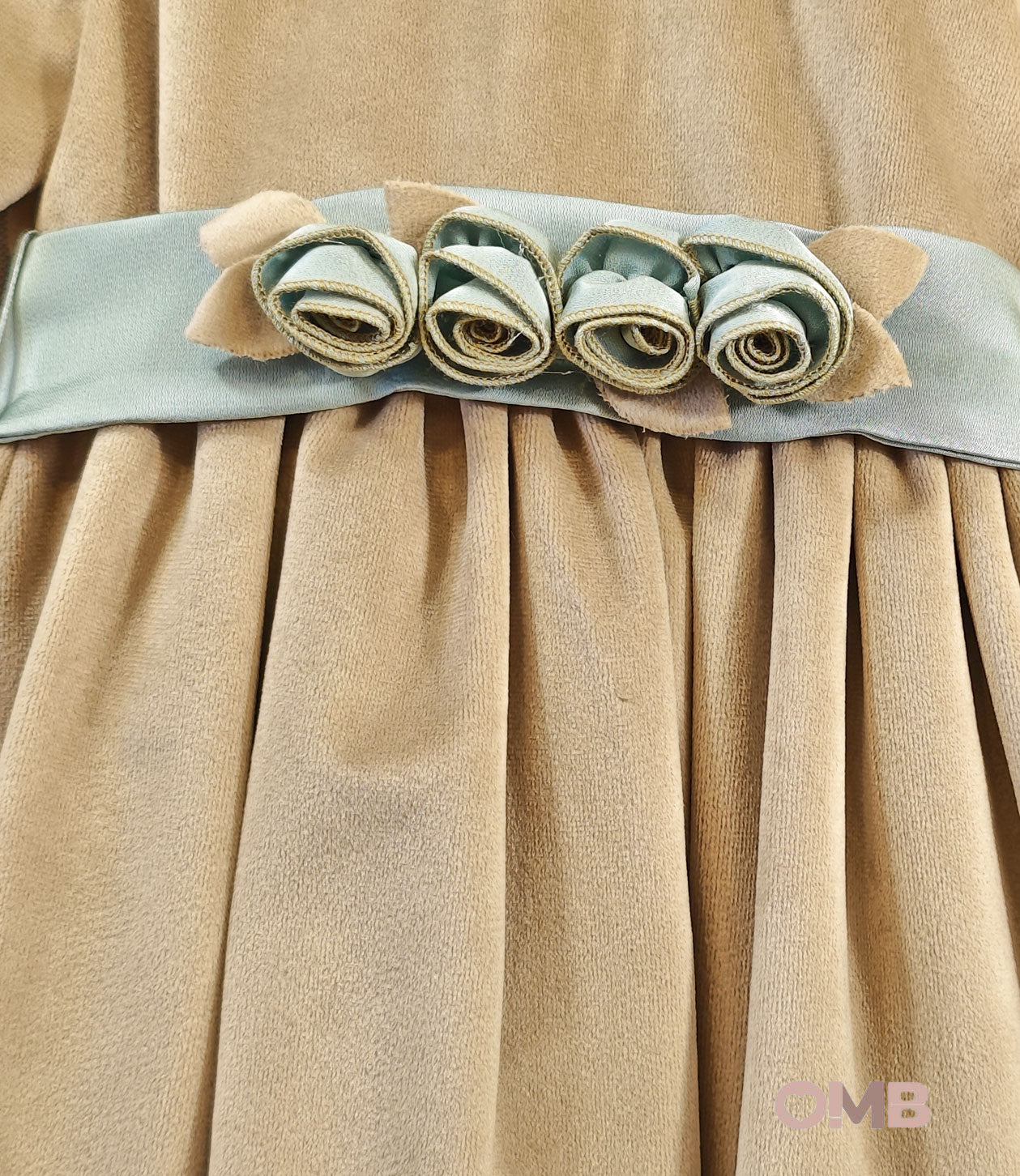 Abito neonata AMBARABA' FF42015 Beige<BR/> FF42015 BEIGE AMBARABA' 