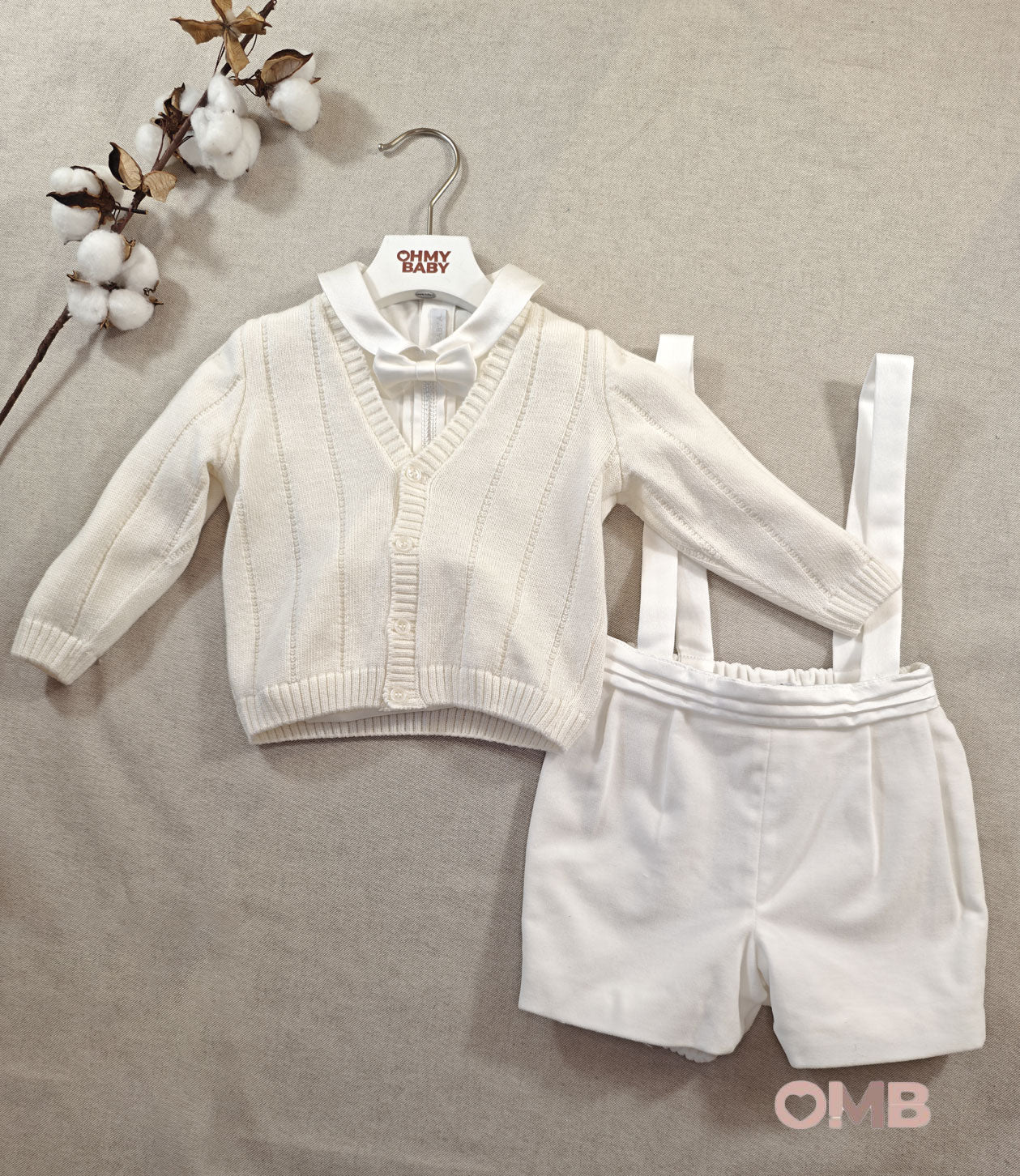 Completo neonato BABY A A3502 Panna A3502 PANNA90V BABY A. 
