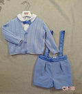Completo neonato BABY A B3505 Celeste