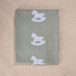 Coperta unisex BABY LORD 120SALVIACIELO Verde 120SALVIA/CIELO SALVIA/CIELO BABY LORD 