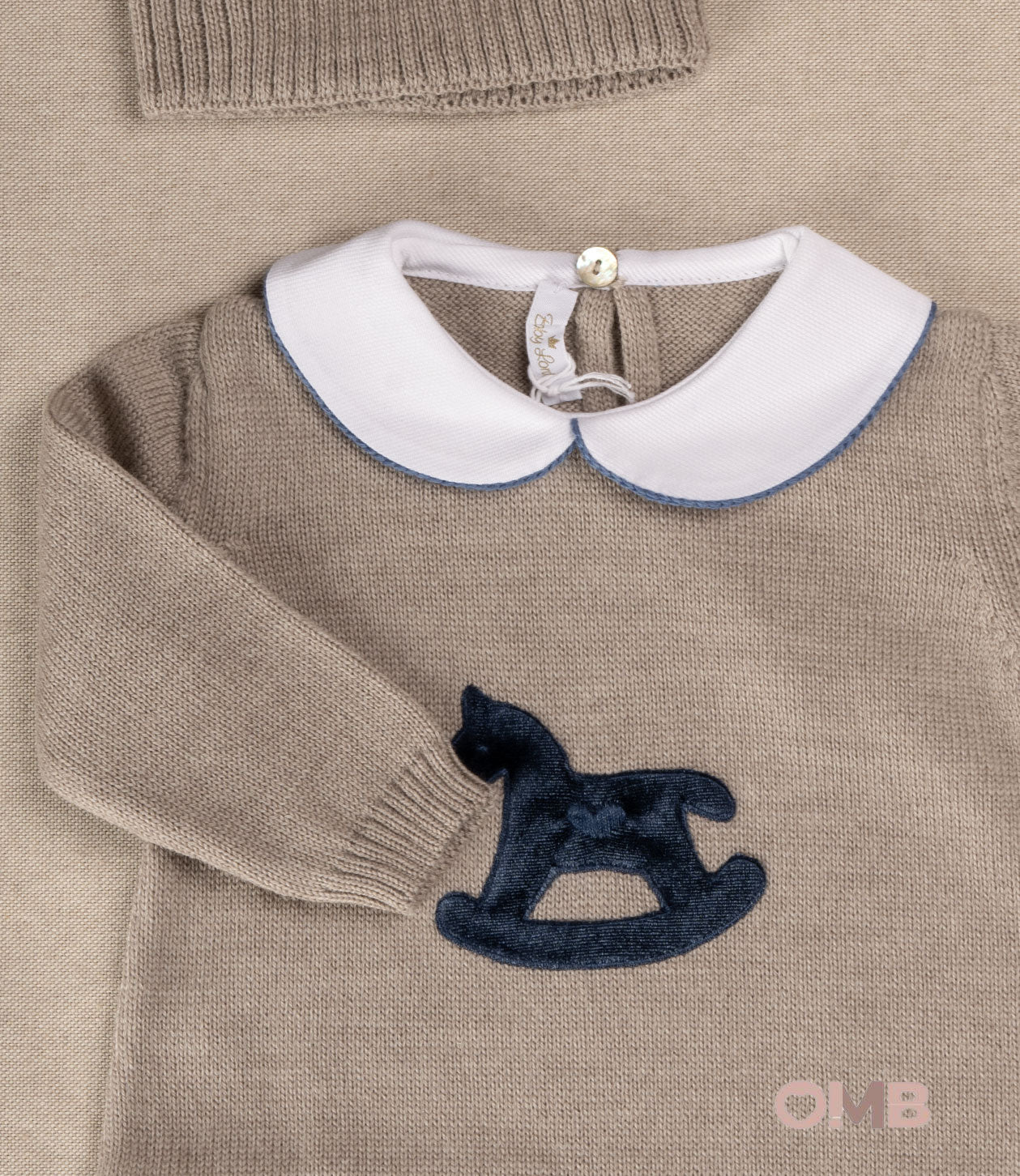 Set nascita unisex BABY LORD SETCAVALLUCCIO Beige SETCAVALLUCCIO CORDA/BLU BABY LORD 