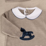 Set nascita unisex BABY LORD SETCAVALLUCCIO Beige SETCAVALLUCCIO CORDA/BLU BABY LORD 