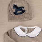 Set nascita unisex BABY LORD SETCAVALLUCCIO Beige SETCAVALLUCCIO CORDA/BLU BABY LORD 