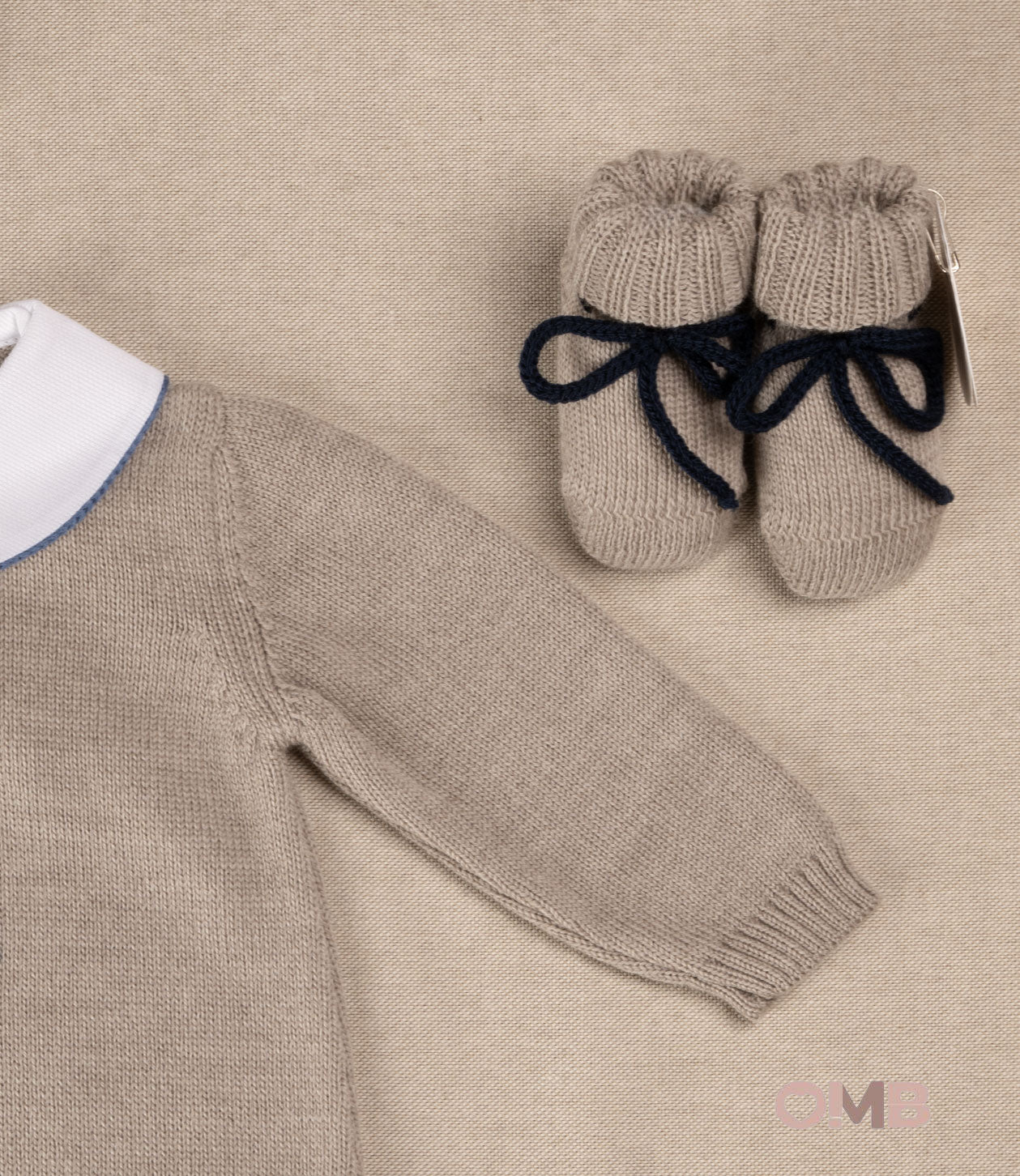 Set nascita unisex BABY LORD SETCAVALLUCCIO Beige SETCAVALLUCCIO CORDA/BLU BABY LORD 