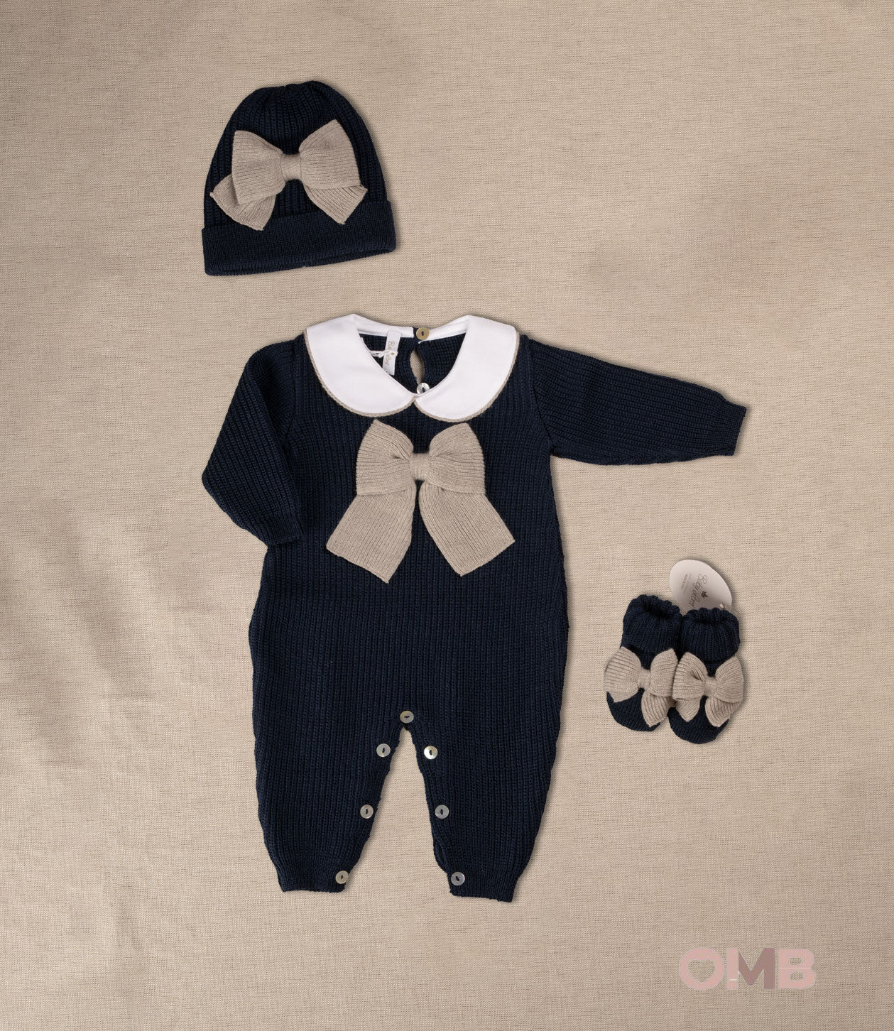 Set nascita neonato BABY LORD SETFIOCCOBLU Blu SETFIOCCOBLU BLU/CORDA BABY LORD 
