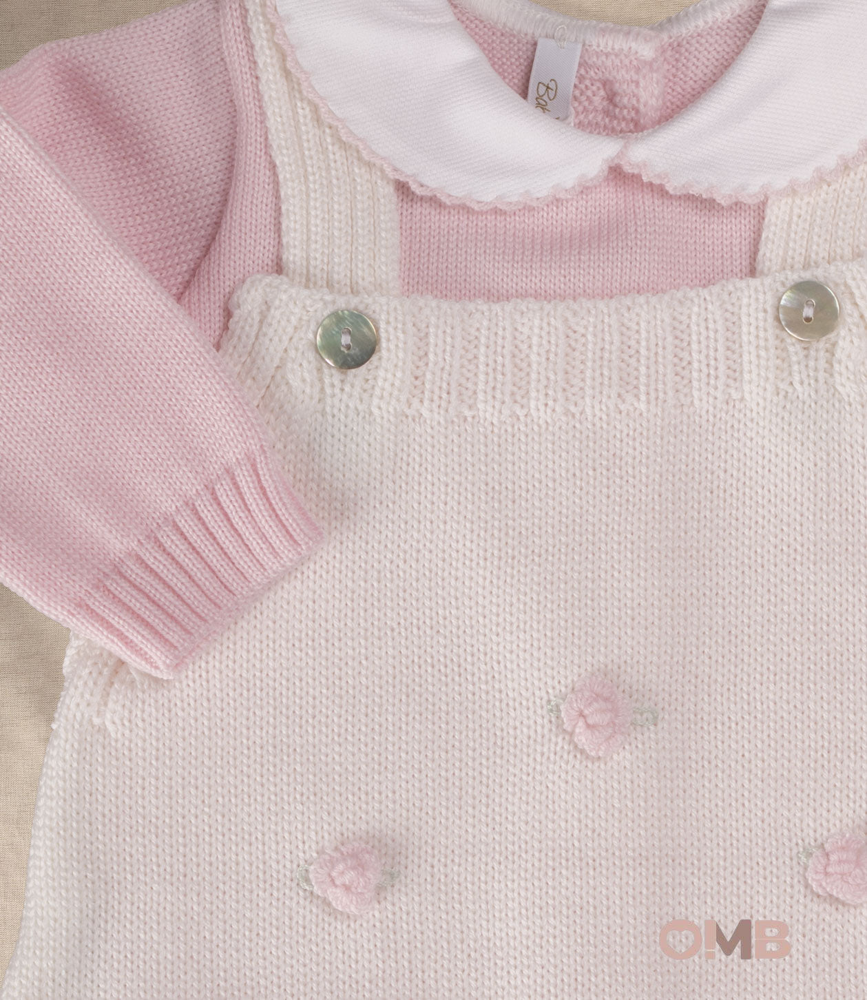Set nascita neonata BABY LORD SETFIORDILOTO Bianco SETFIORDILOTO BIANCO/ROSA BABY LORD 