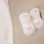 Set nascita neonata BABY LORD SETFIORDILOTO Bianco SETFIORDILOTO BIANCO/ROSA BABY LORD 
