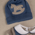 Set nascita neonato BABY LORD SETISLANDA Blu<BR/> SETISLANDA cavalluccio BABY LORD 