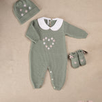 Set nascita neonata BABY LORD SETMARGHERITE Verde SETMARGHERITE VERDE BABY LORD 