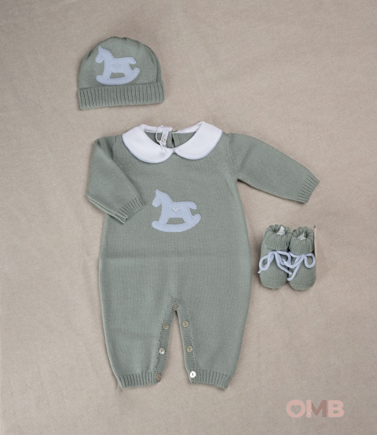 Set nascita unisex BABY LORD SETSALVIACIELO Verde SETSALVIA/CIELO SALVIA/CIELO BABY LORD 