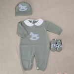 Set nascita unisex BABY LORD SETSALVIACIELO Verde SETSALVIA/CIELO SALVIA/CIELO BABY LORD 