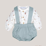 Completo neonato CALAMARO BABY 11374 Menta 11374 MENTA CALAMARO BABY 