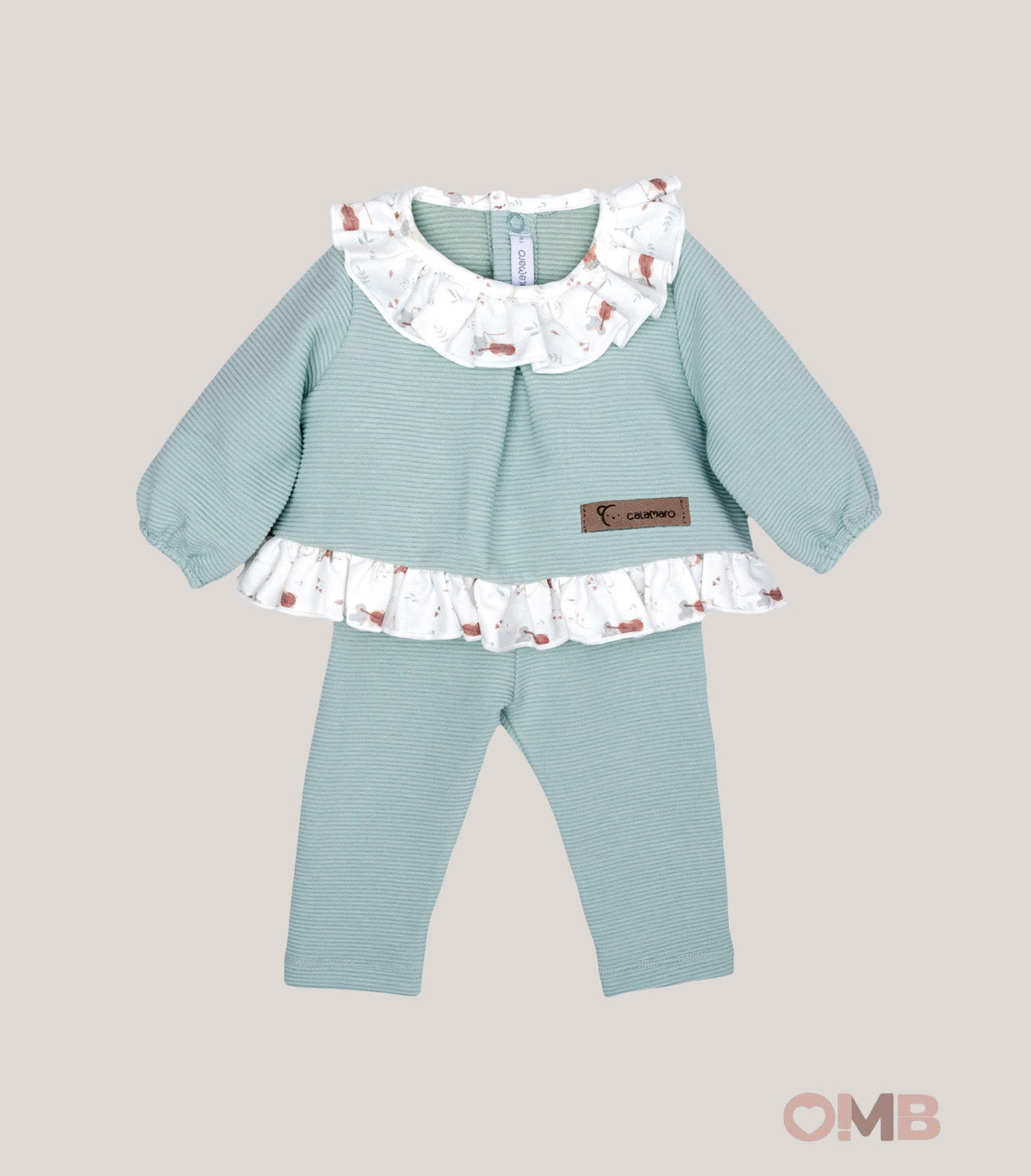 Completo neonata CALAMARO BABY 11375 Menta 11375 MENTA CALAMARO BABY 
