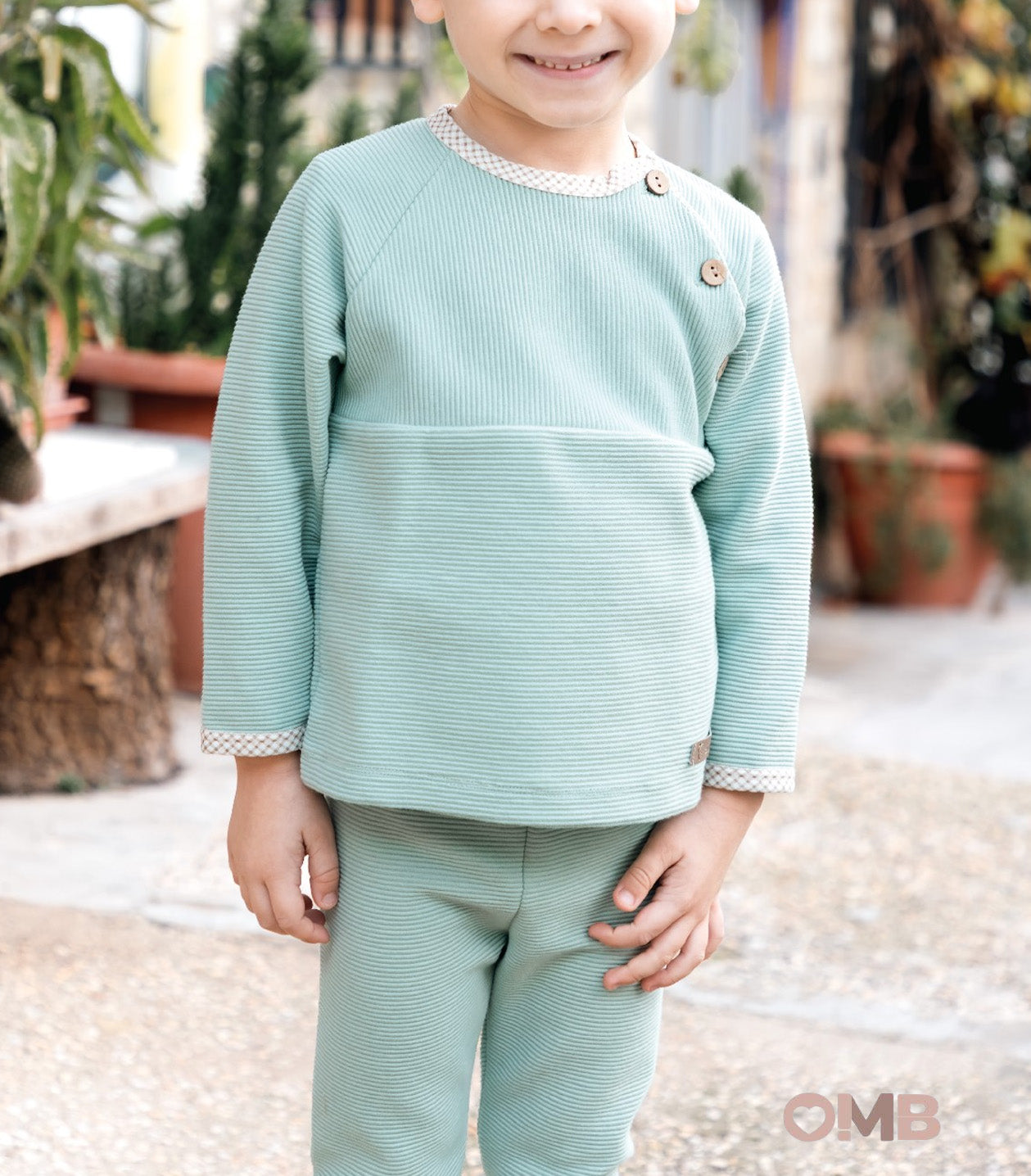 Completo neonato CALAMARO BABY 11376 Menta 11376 MENTA CALAMARO BABY 