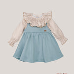 Abito bambina CALAMARO BABY 11377A menta<BR/> 11377A MENTA CALAMARO BABY 