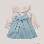 Abito bambina CALAMARO BABY 11377A menta<BR/> 11377A MENTA CALAMARO BABY 