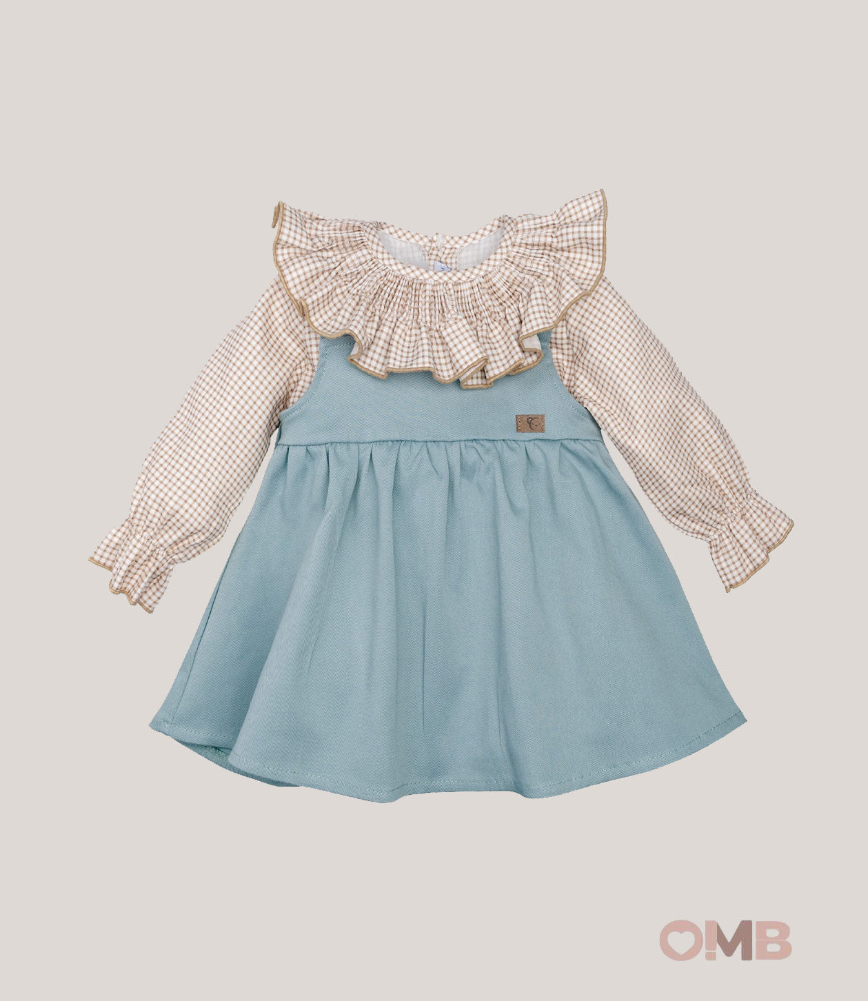 Abito neonata CALAMARO BABY 11377A menta<BR/> 11377 MENTA CALAMARO BABY 