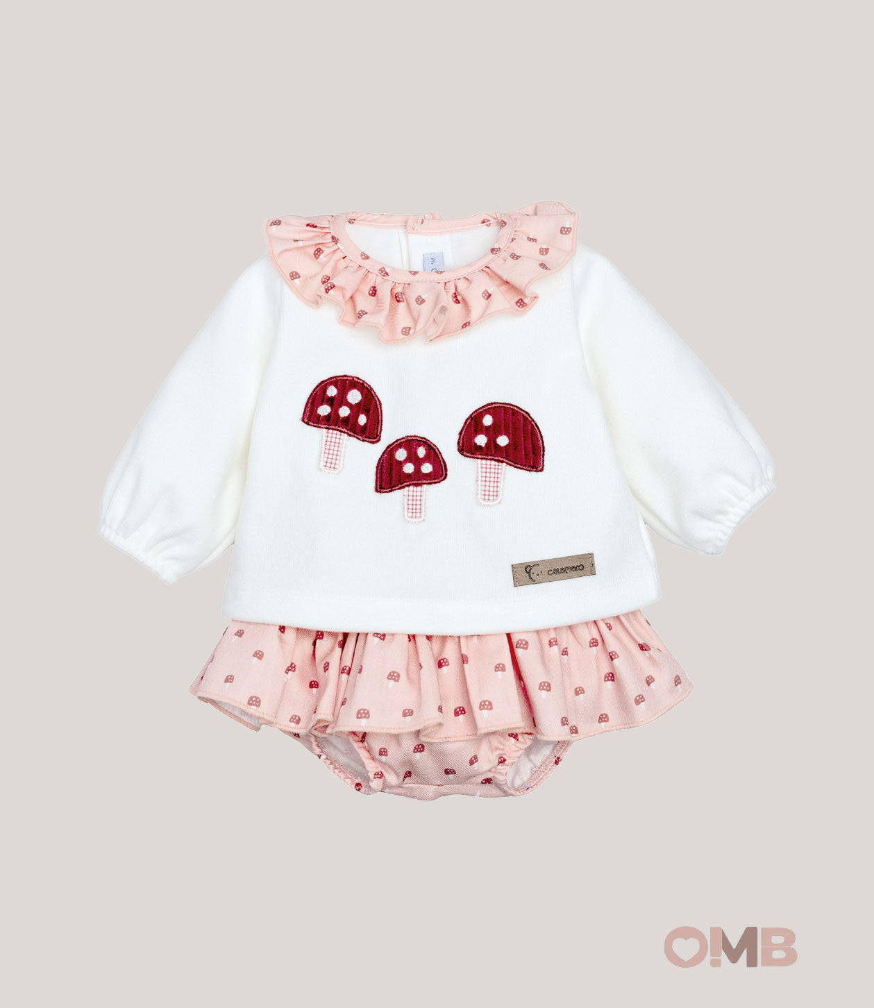 Completo neonata CALAMARO BABY 11381 rosa<BR/><BR/> 11381 ROSA CALAMARO BABY 