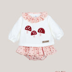 Completo neonata CALAMARO BABY 11381 rosa<BR/><BR/> 11381 ROSA CALAMARO BABY 