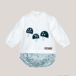 Completo neonato CALAMARO BABY 11382 Verde<BR/> 11382 VERDE CALAMARO BABY 