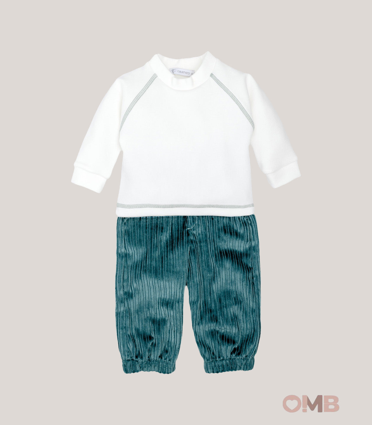 Completo neonato CALAMARO BABY 11385A Verde 11385A VERDE CALAMARO BABY 