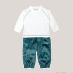 Completo neonato CALAMARO BABY 11385 Verde 11385 VERDE CALAMARO BABY 