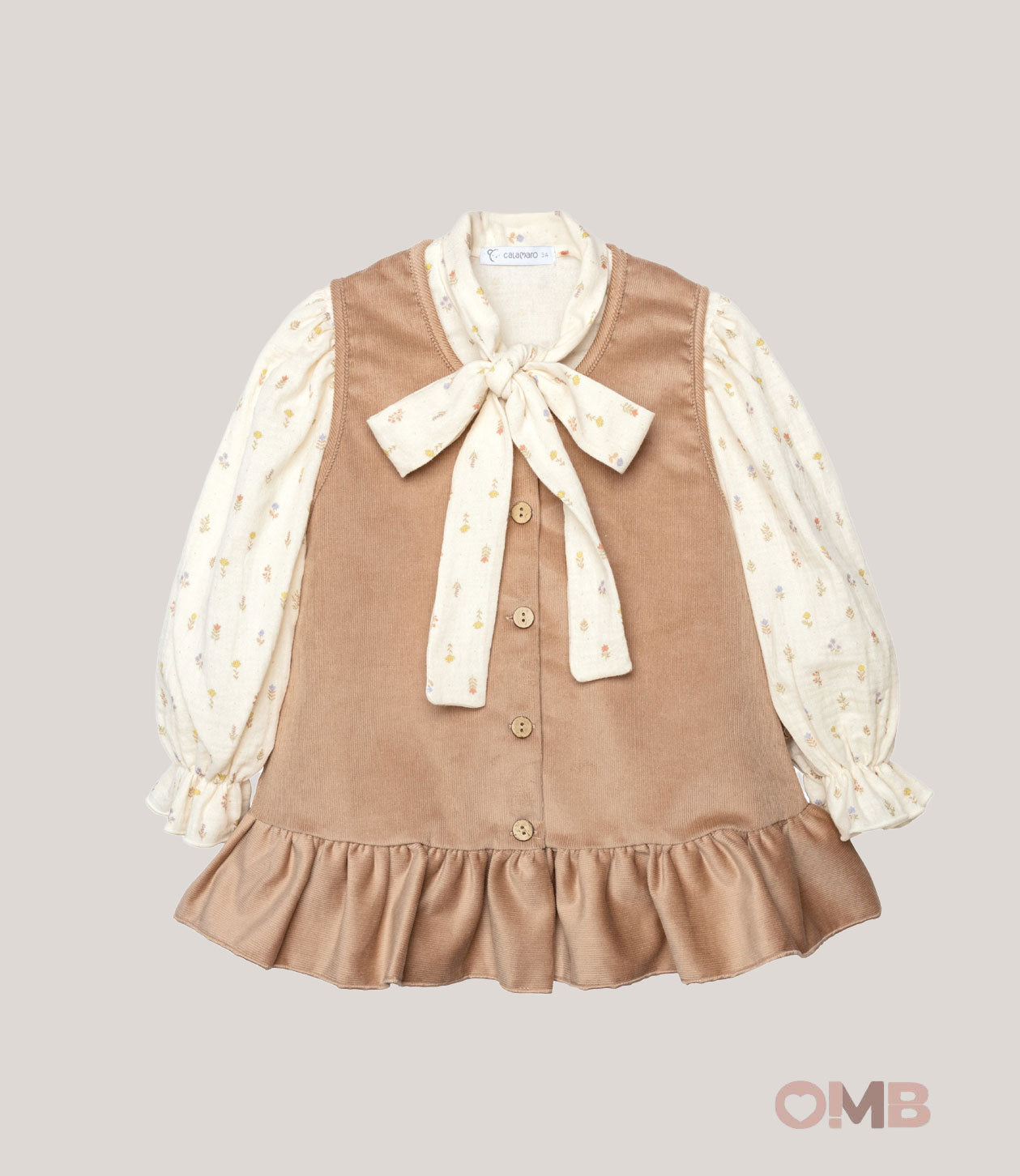 Abito bambina CALAMARO BABY 11409 arena<BR/> 11409 ARENA CALAMARO BABY 
