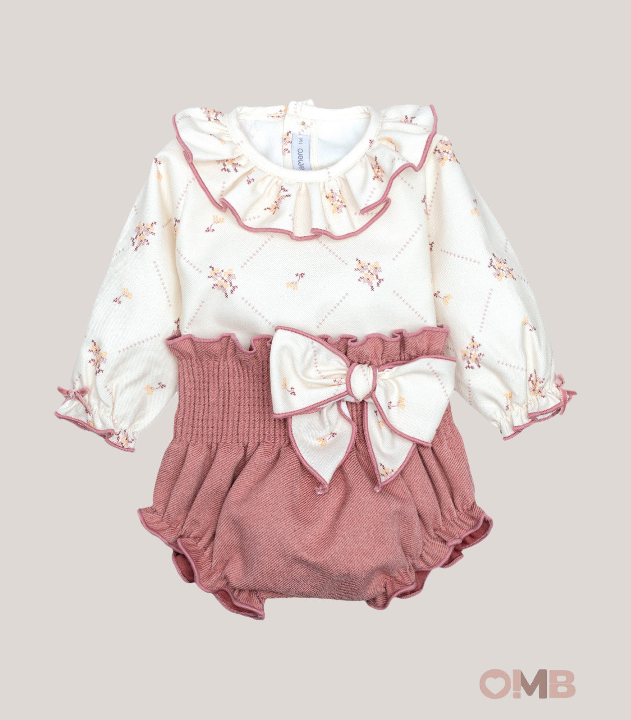 Completo neonata CALAMARO BABY 11413 Rosa 11413 ROSA CALAMARO BABY 