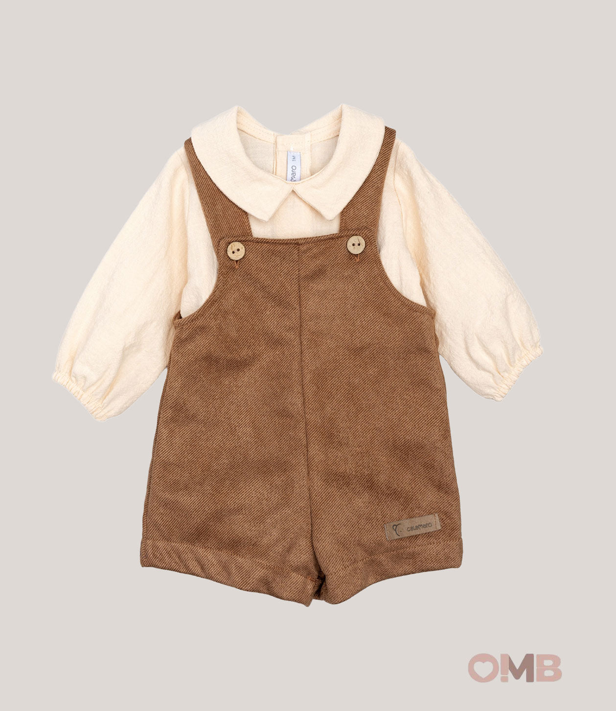 Completo neonato CALAMARO BABY 11414 marrone<BR/><BR/> 11414 MARRONE CALAMARO BABY 