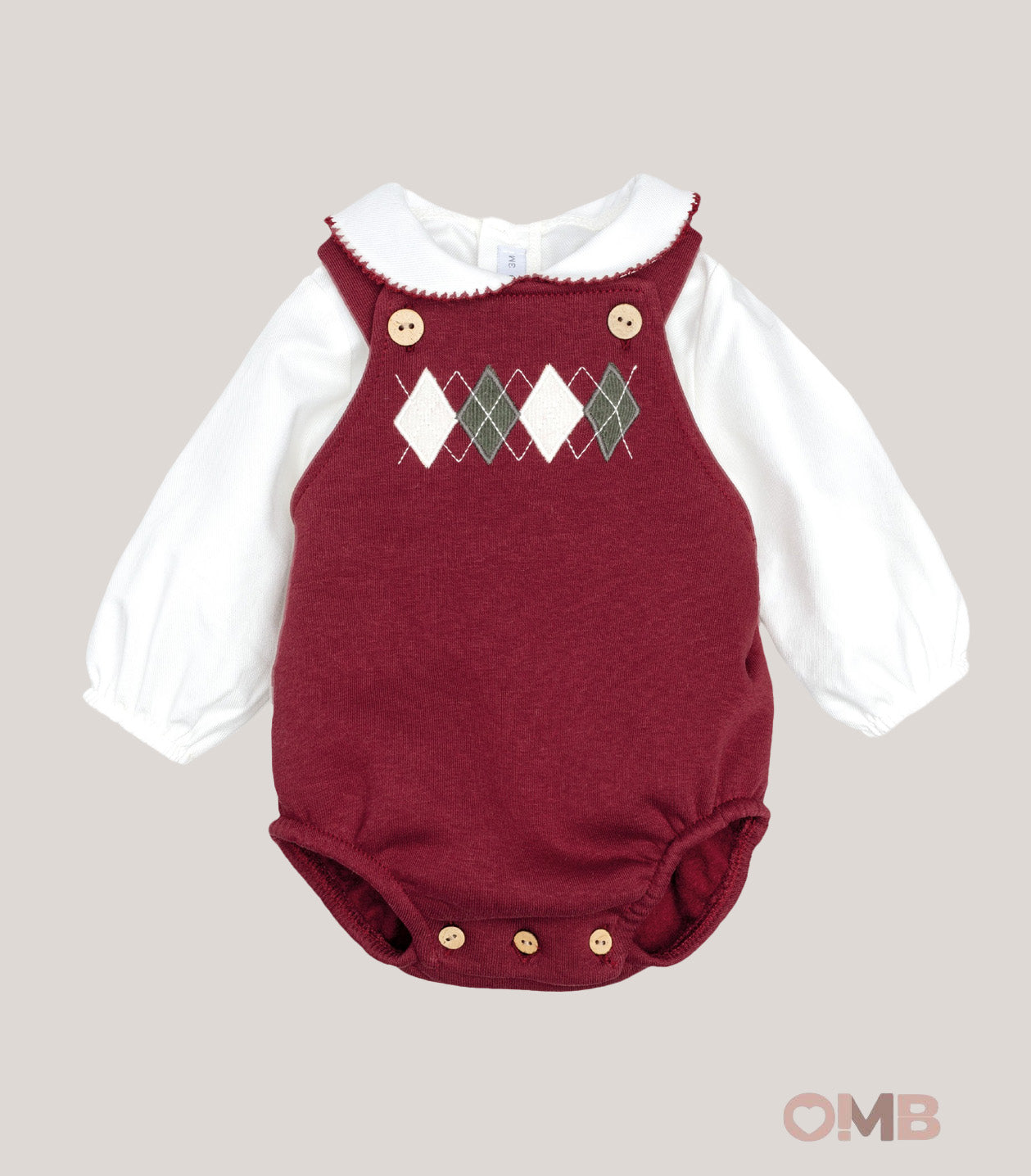 Completo neonata CALAMARO BABY 11422 Bordeaux<BR/> 11422 BORDEAU CALAMARO BABY 