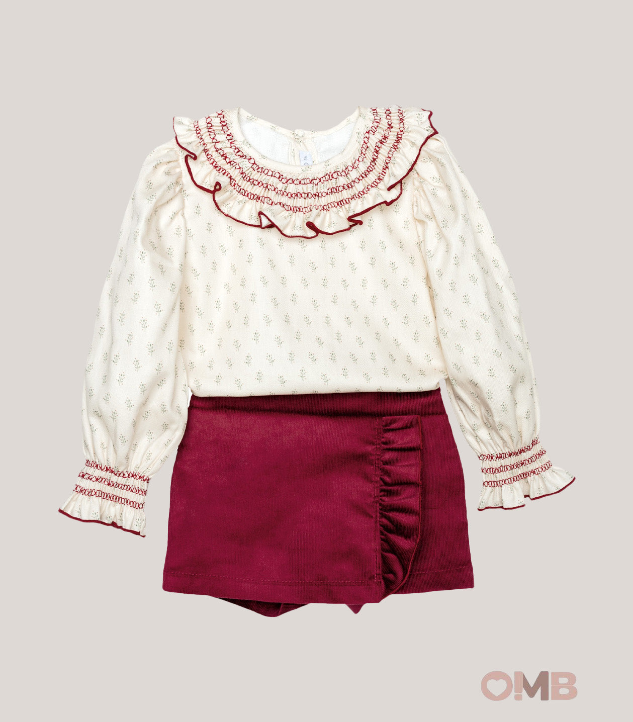 Completo bambina CALAMARO BABY 11423A Bordeaux<BR/> 11423A BORDEAU CALAMARO BABY 