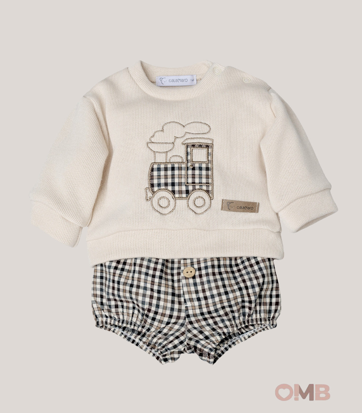 Completo neonato CALAMARO BABY 11432 Beige 11432 BEIGE CALAMARO BABY 