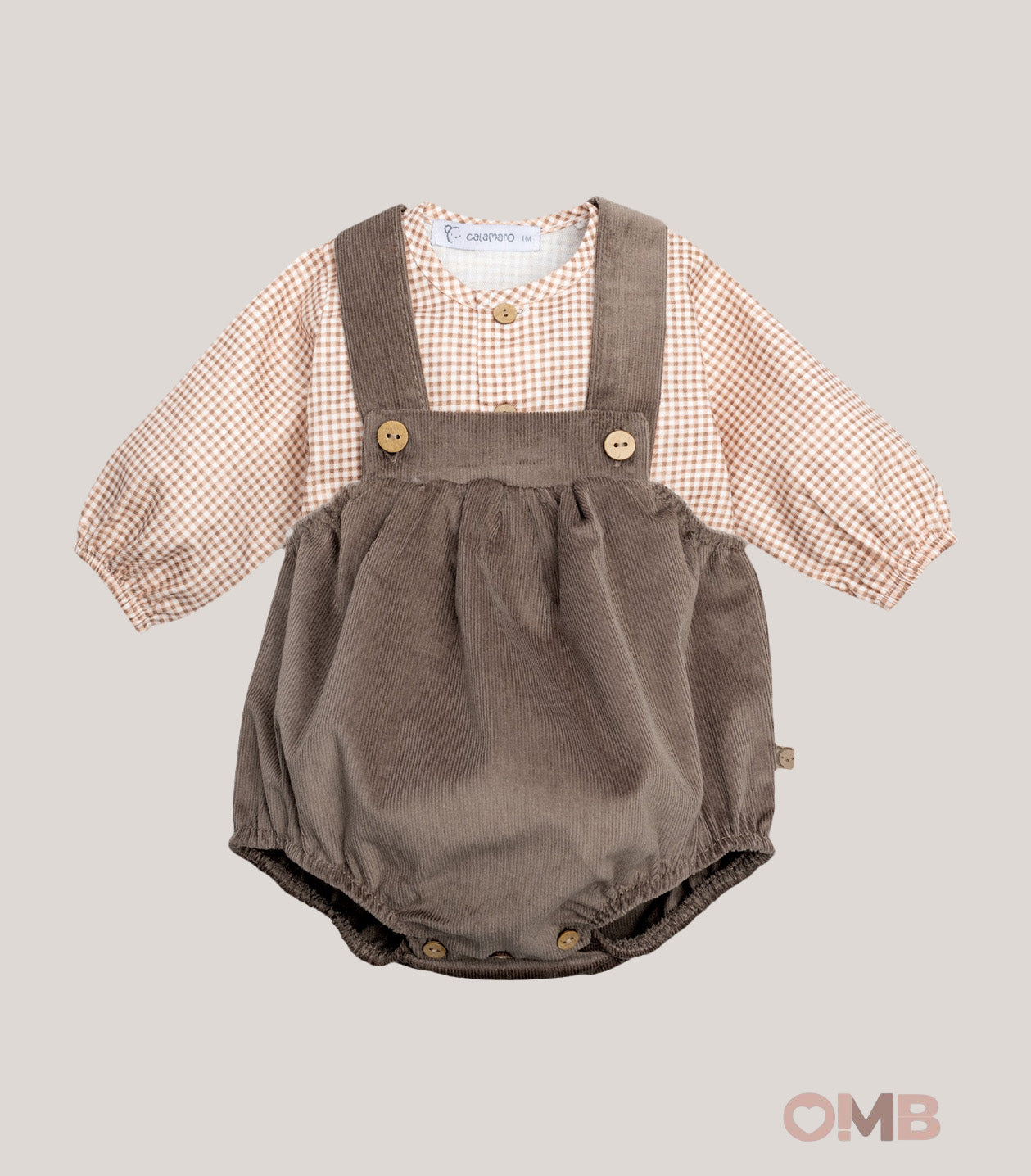 Completo neonato CALAMARO BABY 11437 Marrone 11437 MARRONE CALAMARO BABY 
