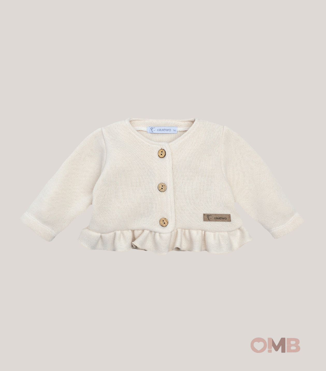 Cardigan neonata CALAMARO BABY 14050 Panna 14050 PANNA CALAMARO BABY 