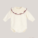 Body neonata CALAMARO BABY 19128 Panna 19128 BORDEAU CALAMARO BABY 