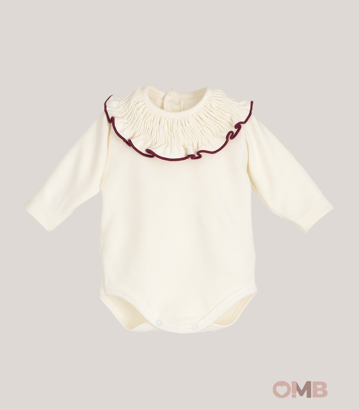 Body neonata CALAMARO BABY 19128 Panna 19128 BORDEAU CALAMARO BABY 
