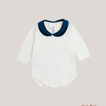 Body neonato CALAMARO BABY 19138 blu 19138 PANNA/BLU CALAMARO BABY 