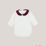 Body neonato CALAMARO BABY 19138 granata 19138 PANNA/GRANATA CALAMARO BABY 