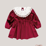 Abito bambina CALAMARO BABY 21353A Bordeaux 21353A BORDEAU CALAMARO BABY 