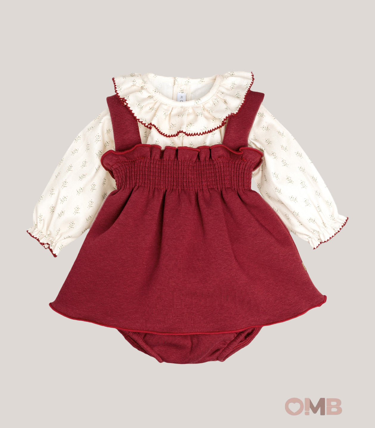 Completo neonata CALAMARO BABY 22132 Bordeaux<BR/> 22132 BORDEAU CALAMARO BABY 