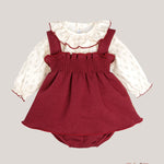 Completo neonata CALAMARO BABY 22132 Bordeaux<BR/> 22132 BORDEAU CALAMARO BABY 