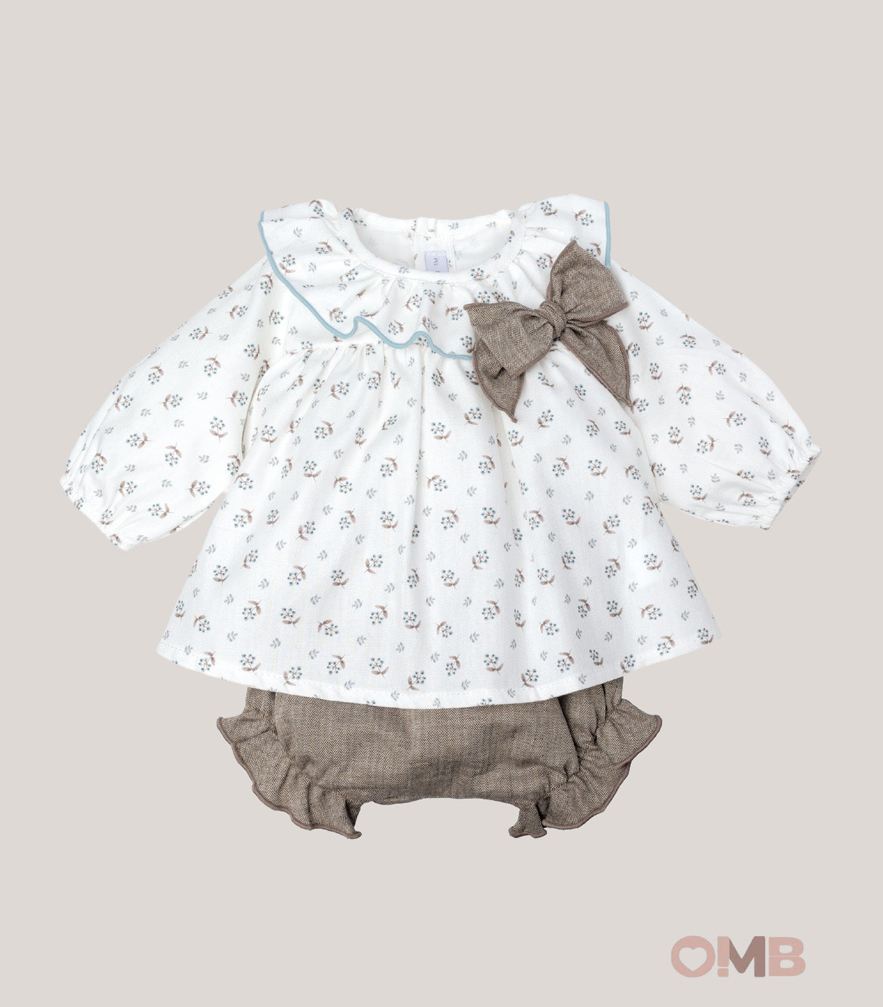 Completo neonata CALAMARO BABY 22133 Fantasia<BR/> 22133 CRUDO CALAMARO BABY 