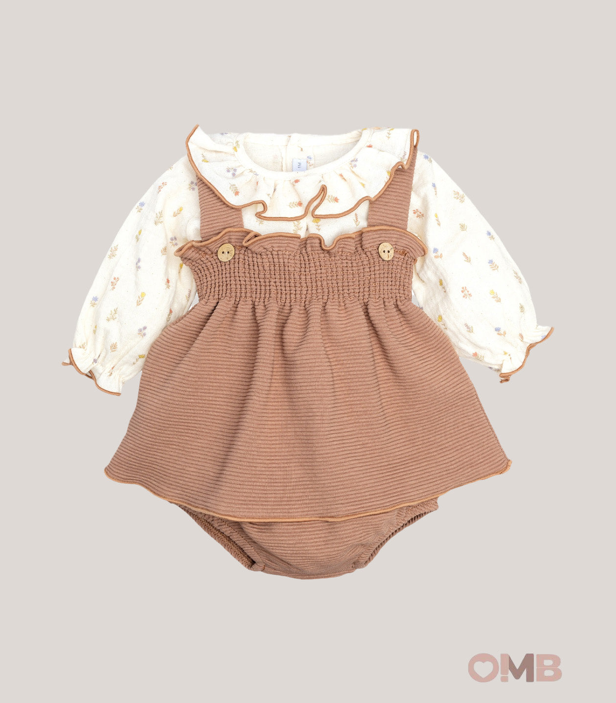 Completo neonata CALAMARO BABY 22137 Beige 22137 ARCILLA CALAMARO BABY 