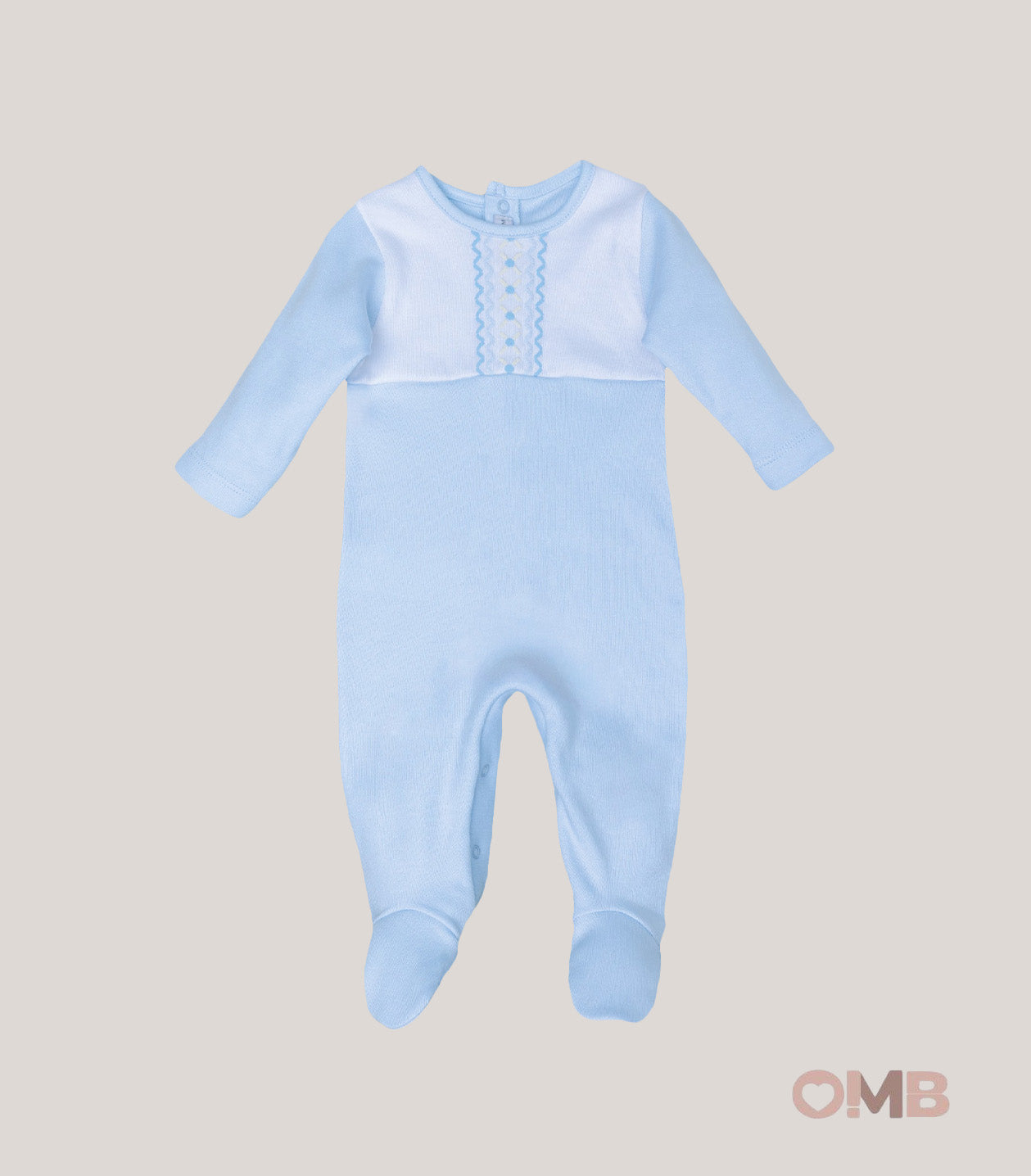 Tutina neonato CALAMARO BABY 33065 Celeste 33065 CELESTE CALAMARO BABY 