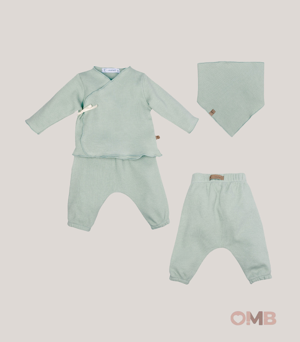 Set unisex CALAMARO BABY 72528 Menta 72528 MENTA CALAMARO BABY 