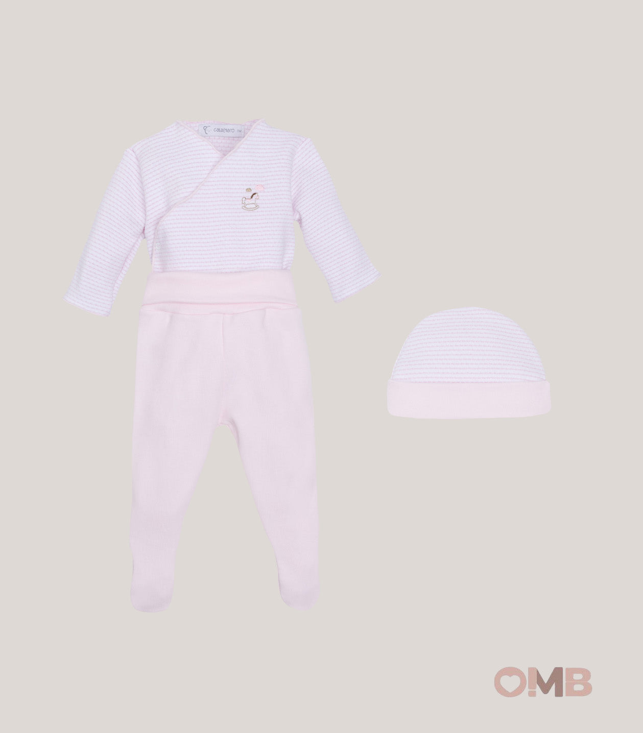 Set neonata CALAMARO BABY 72529 Rosa 72529 ROSA CALAMARO BABY 
