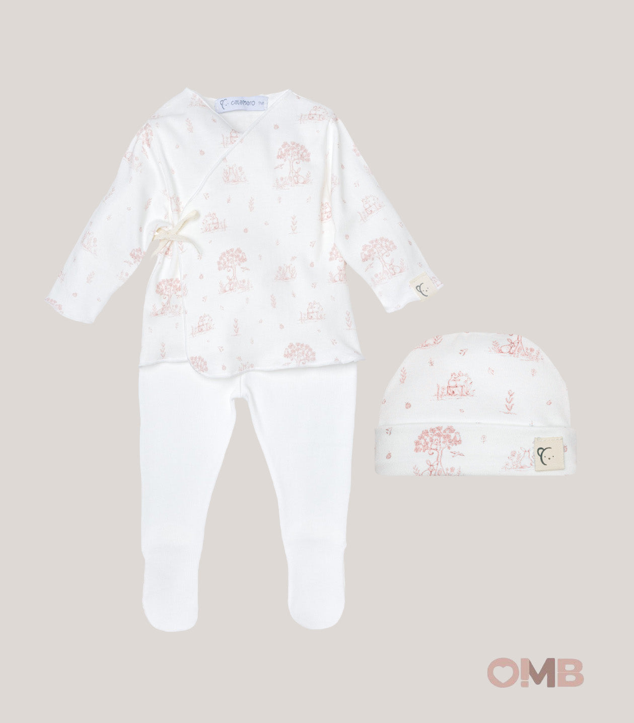 Set neonata CALAMARO BABY 72530A Rosa 72530A ROSA CALAMARO BABY 
