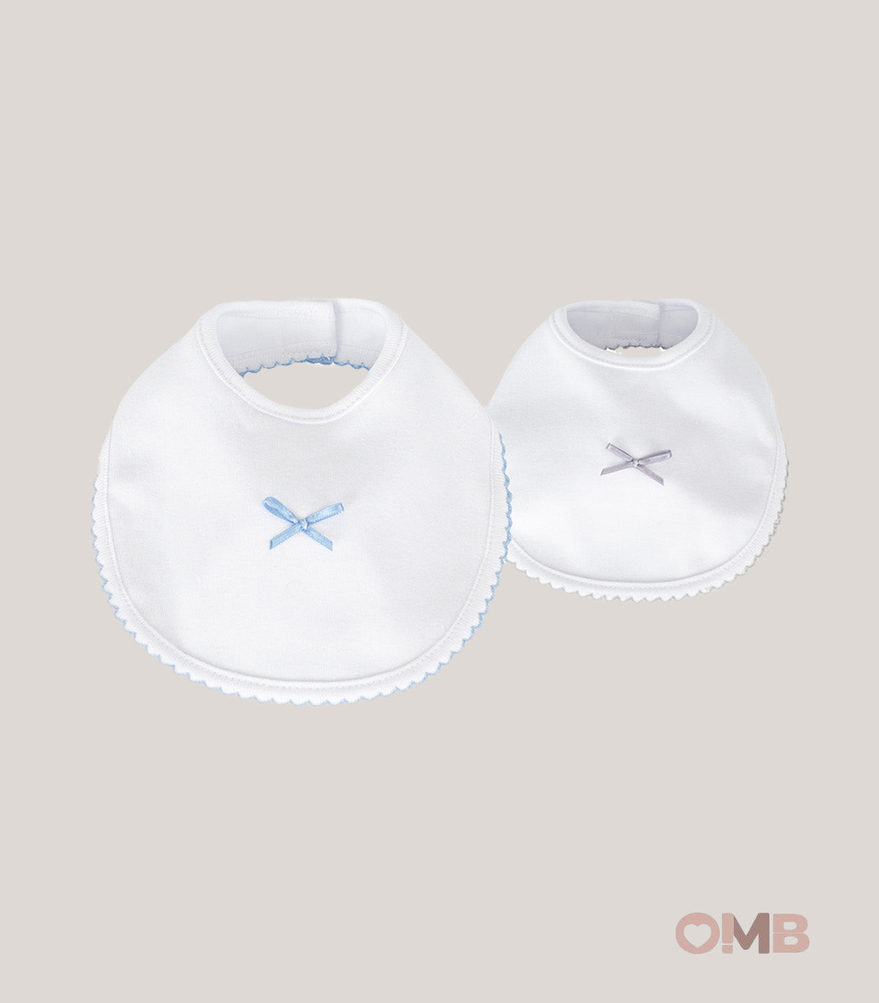 Bavaglini neonato CALAMARO BABY 74017 Celeste 74017 CELESTE/GRIGIO CALAMARO BABY 