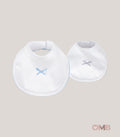 Bavaglini neonato CALAMARO BABY 74017 Celeste