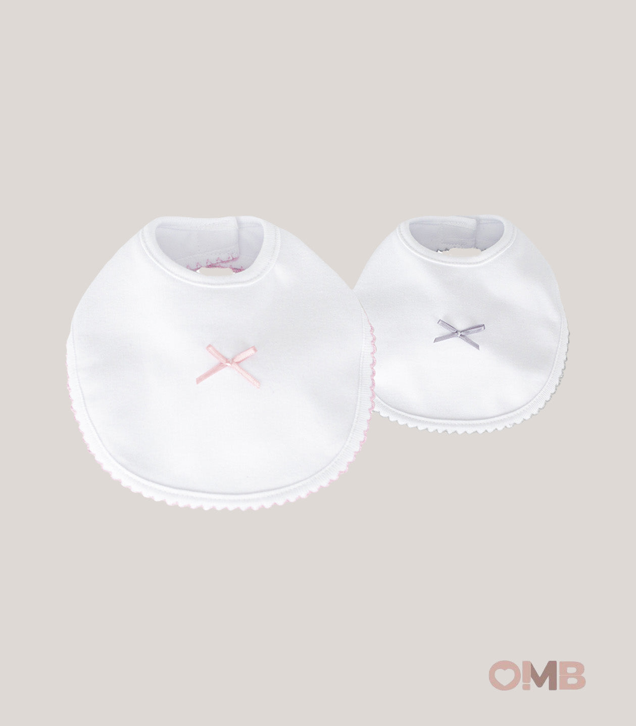 Bavaglini neonato CALAMARO BABY 74017 Rosa 74017 ROSA/GRIGIO CALAMARO BABY 